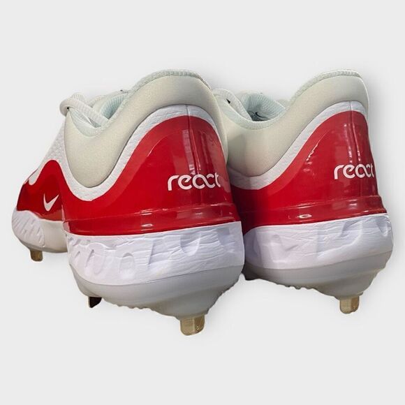 Nike Alpha Huarache Elite 4 Low Baseball Cleats Red FD2745-105 Mens size 13 New - Picture 6 of 9